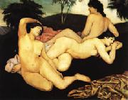 Emile Bernard After the Bath USA oil painting artist